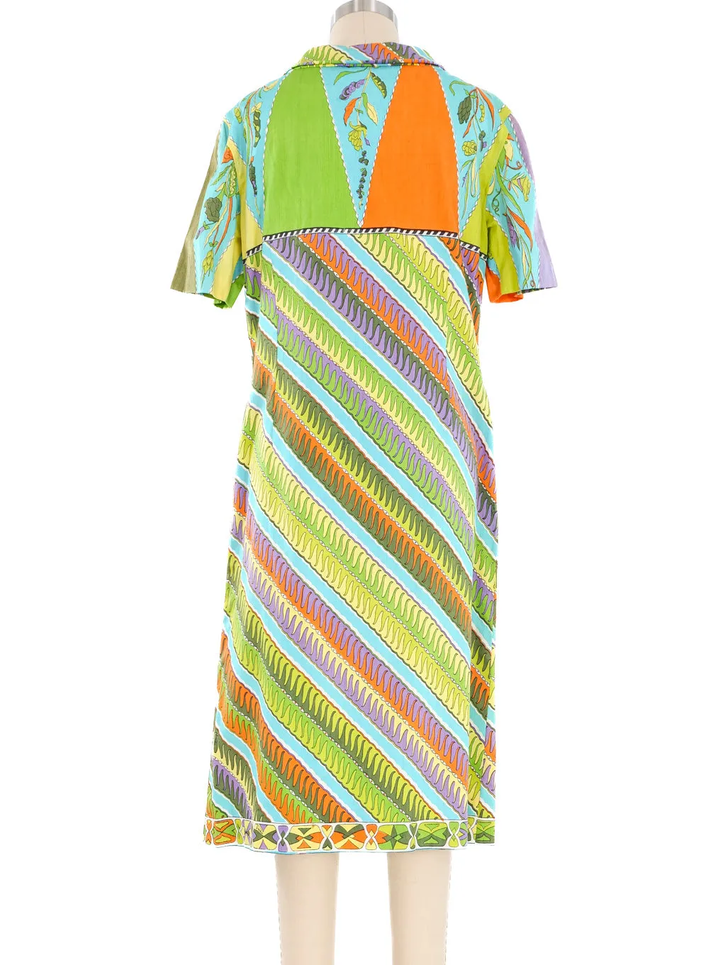 1960's Emilio Pucci Printed Shirt Dress