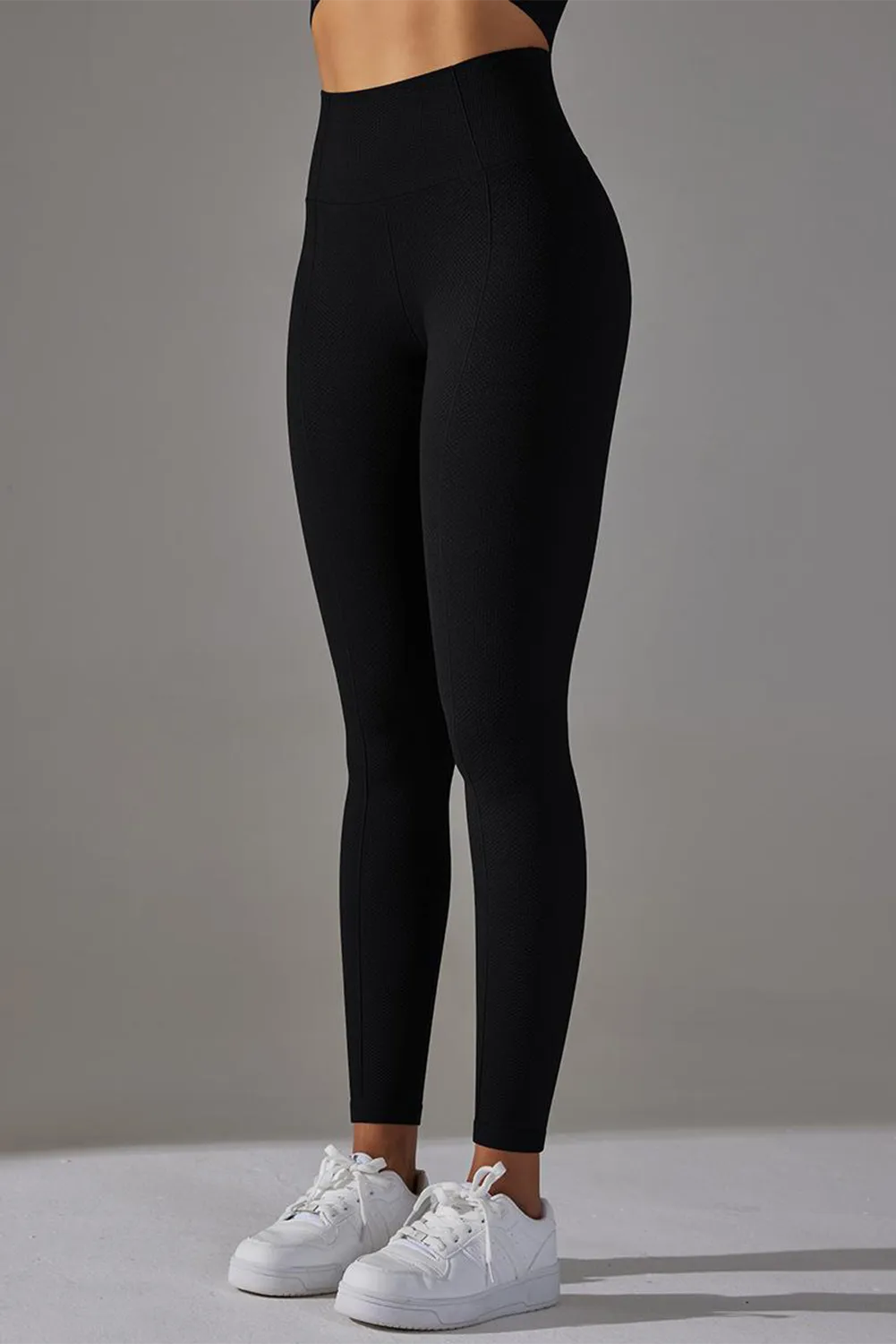 Active High Waist Solid Yoga Pants