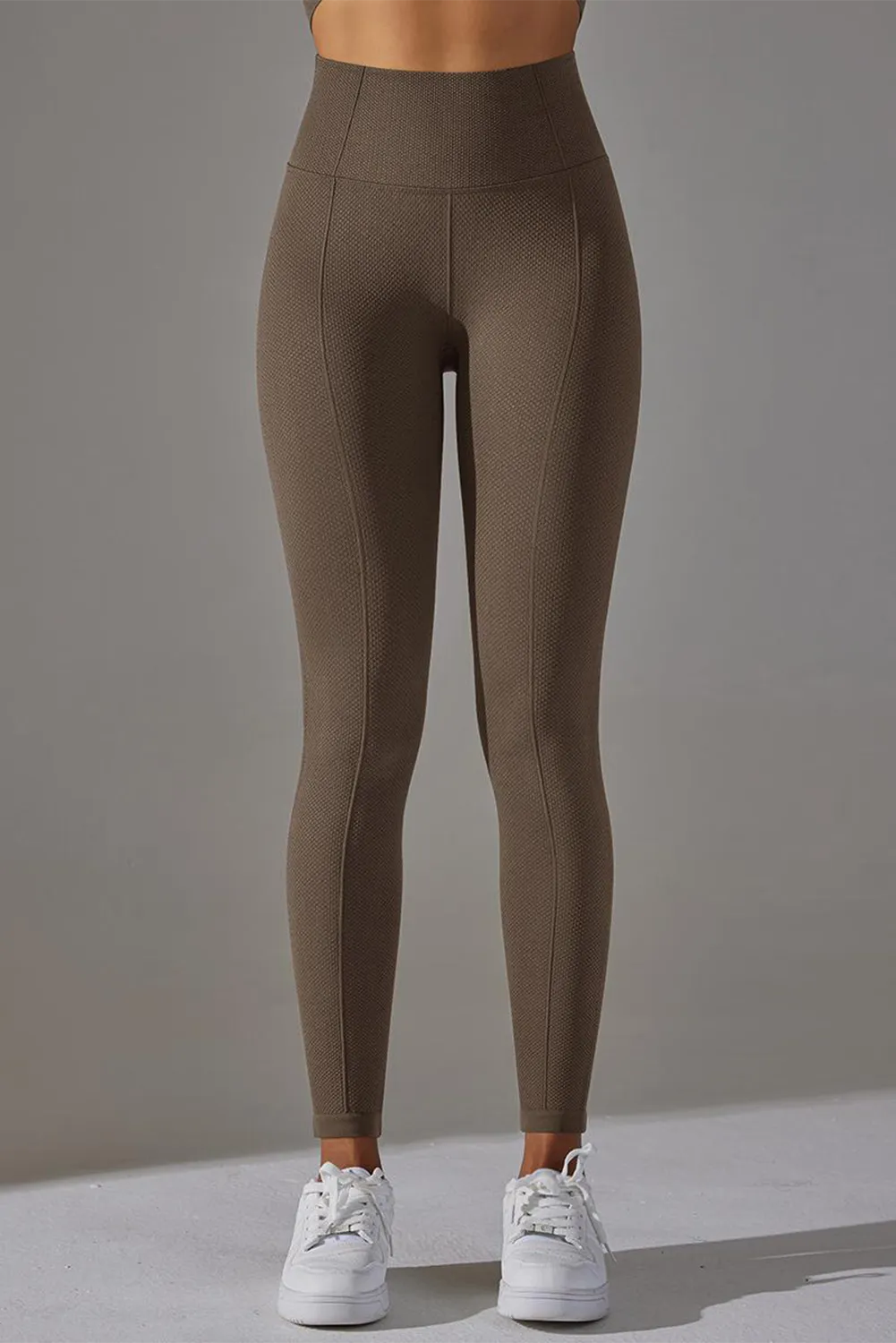Active High Waist Solid Yoga Pants