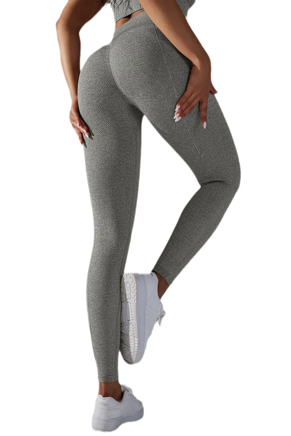 Active High Waist Solid Yoga Pants