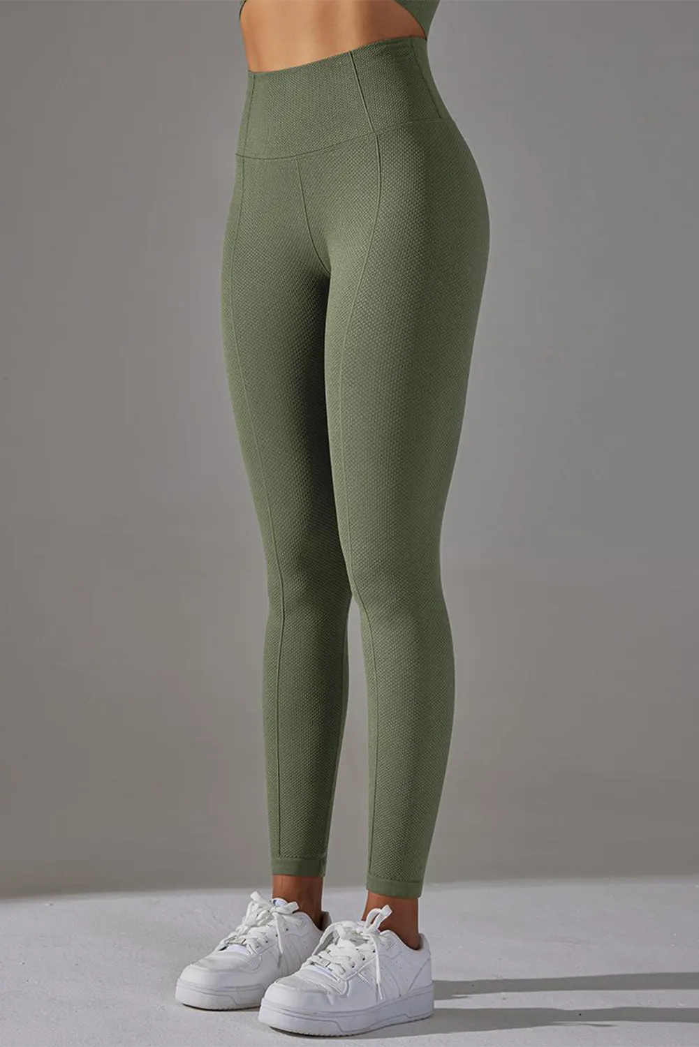 Active High Waist Solid Yoga Pants