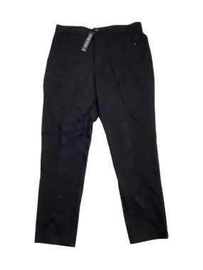 Alfani Mens Regular Fit Polyspan Dress Suit Pants Deep Black 33 x 30