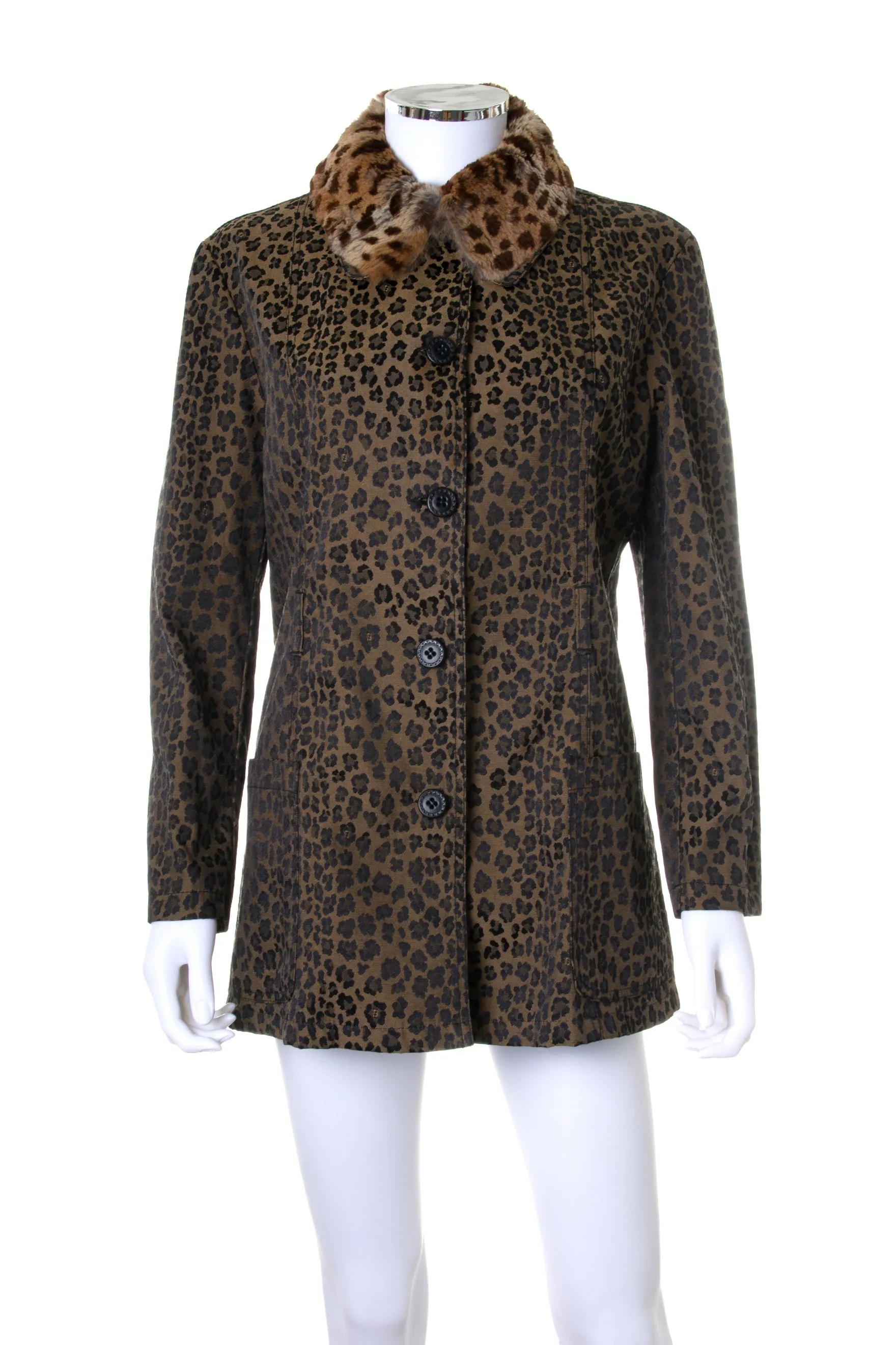 Animal Print Coat
