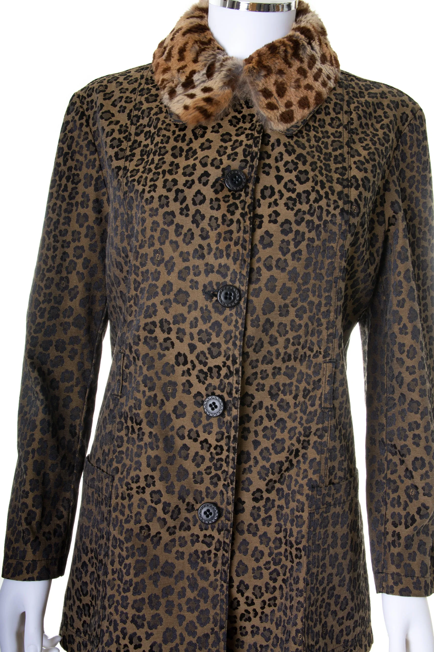 Animal Print Coat