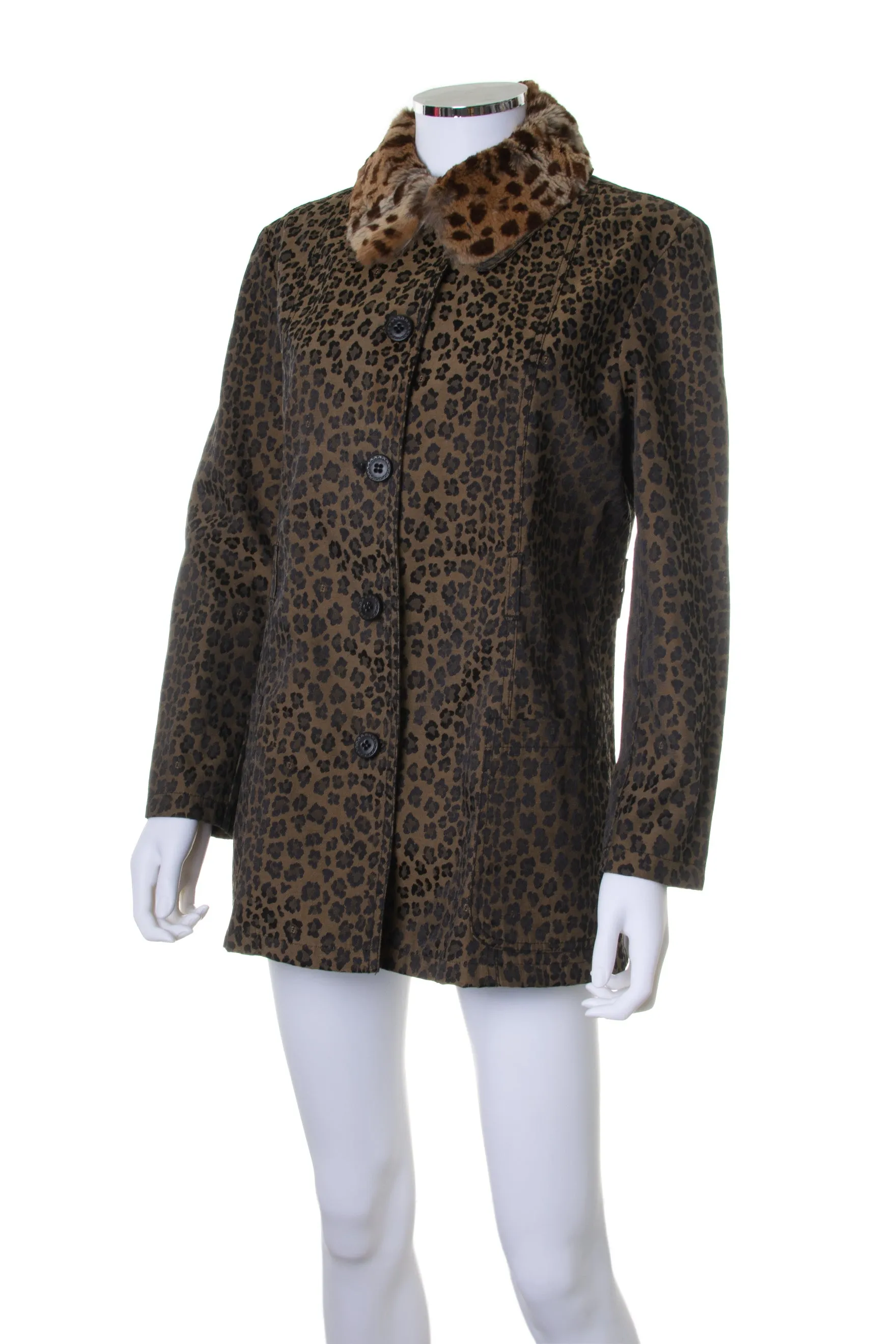 Animal Print Coat