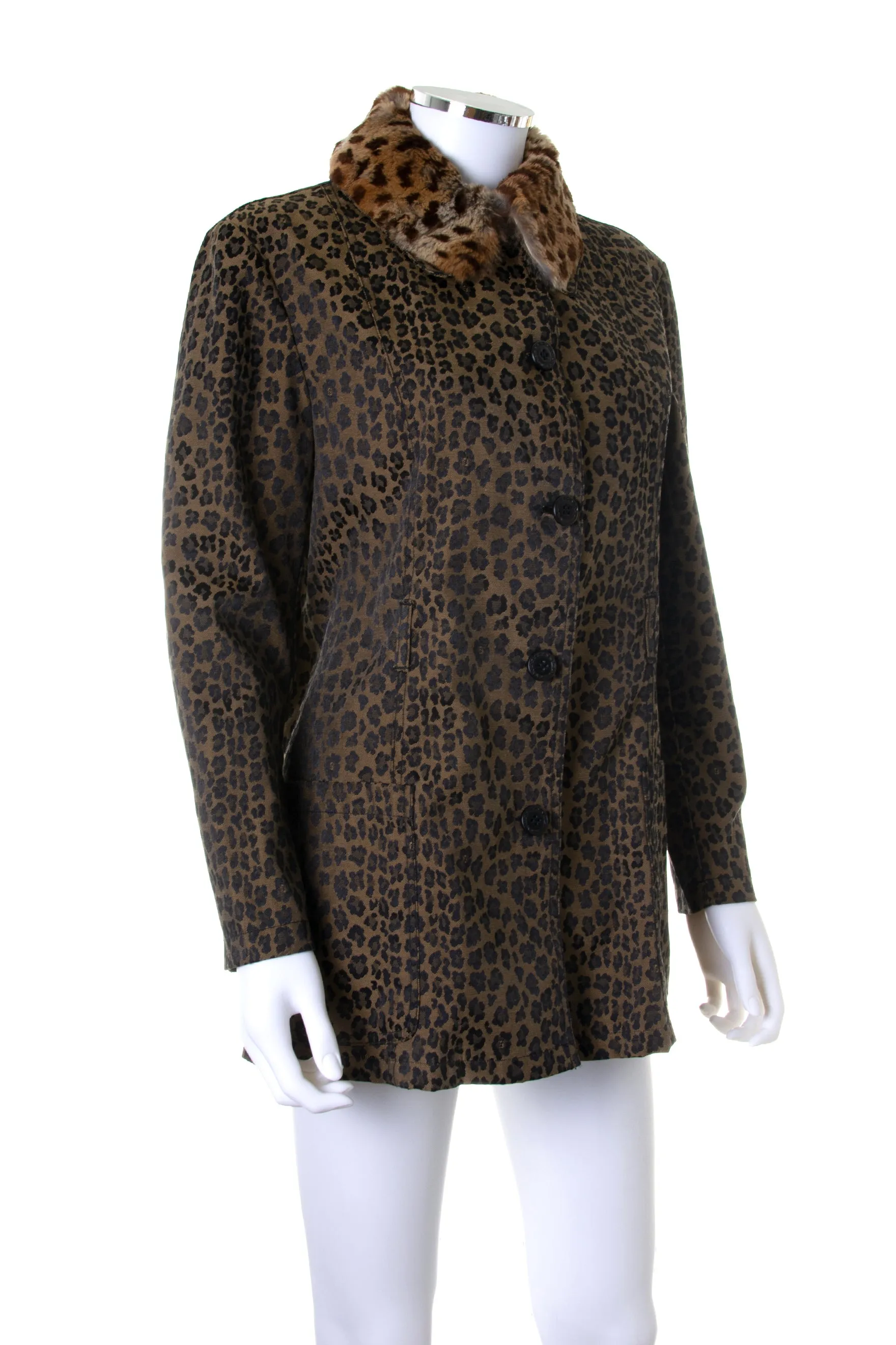 Animal Print Coat