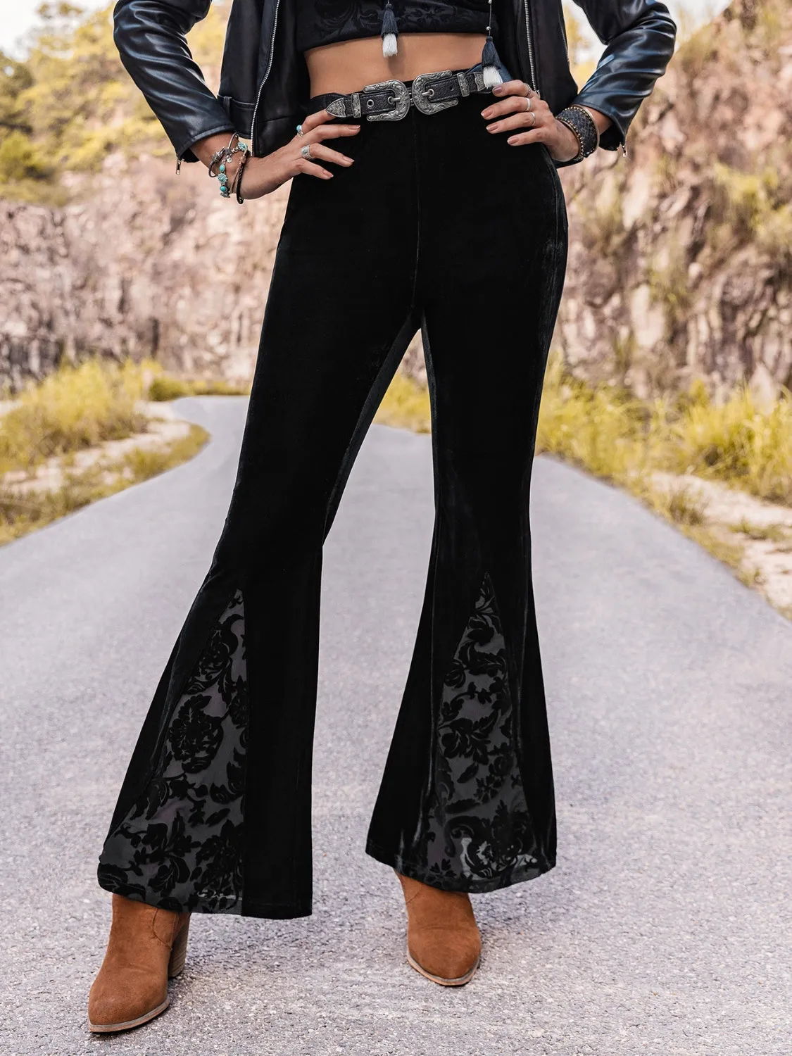 *APP EXCLUSIVE* High Waist Flare Leg Pants