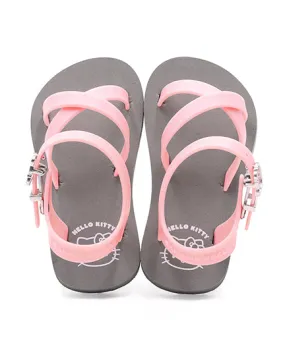 Banana Peel Slippers for Toddlers Hello Kitty Touch of Pink - Anchor Gray