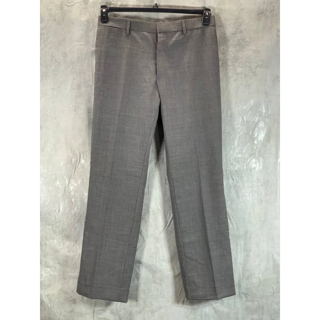 BANANA REPUBLIC Men's Grey Mini Gingham Classic-Fit Dress Pants SZ 32X32