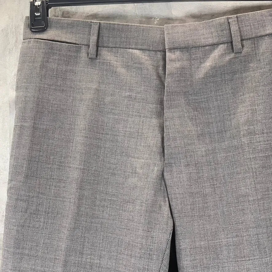 BANANA REPUBLIC Men's Grey Mini Gingham Classic-Fit Dress Pants SZ 32X32