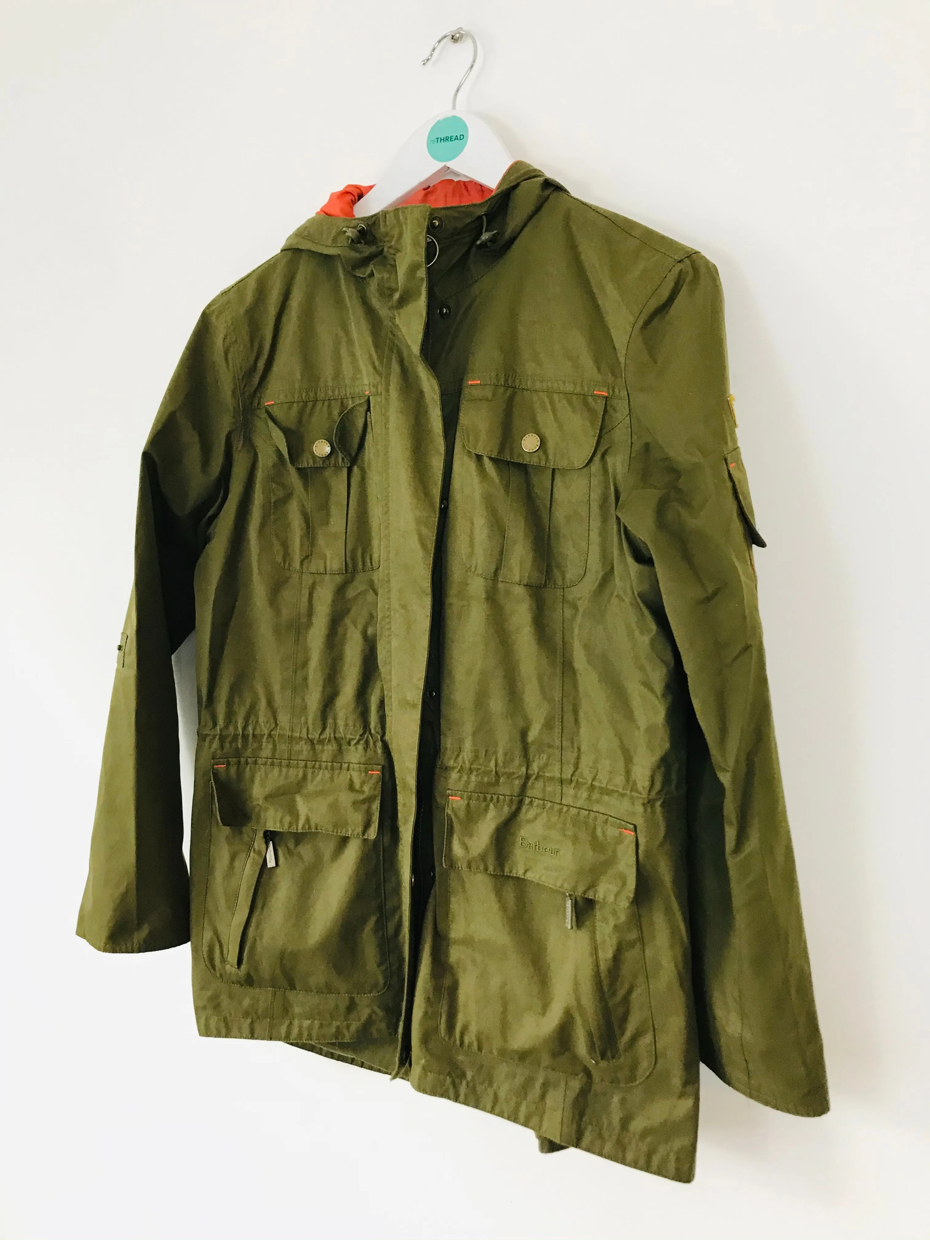 Barbour Women’s Waterproof Parka Jacket | UK12 | Khaki Green