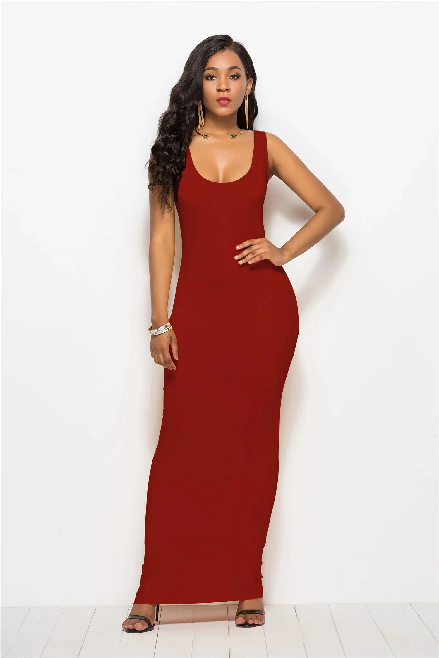 Basic Casual Long Summer Dresses