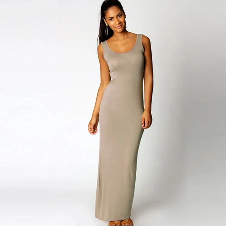 Basic Casual Long Summer Dresses