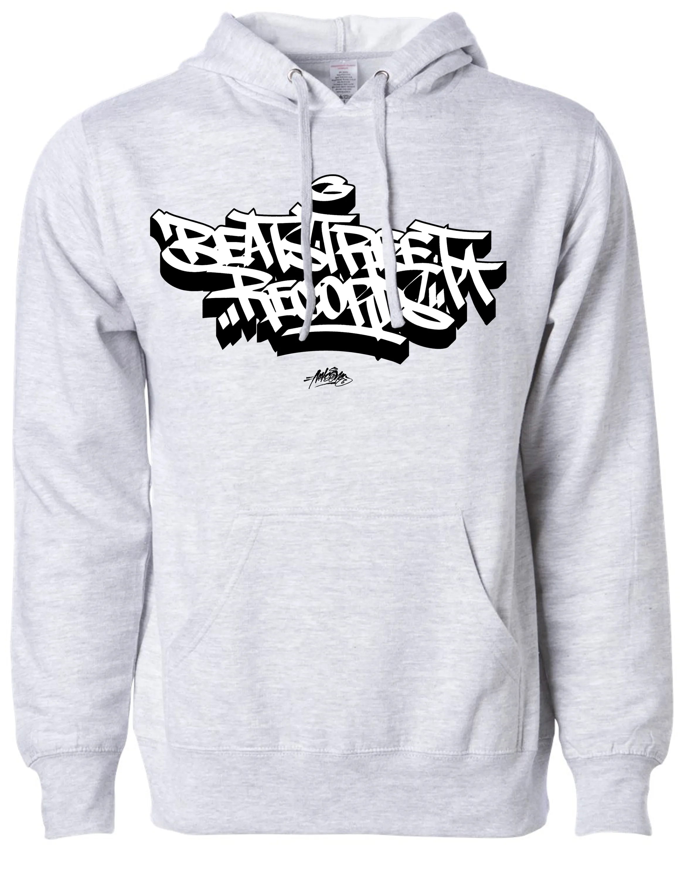 Beat Street x NAKS Hoodie (Heather Grey)
