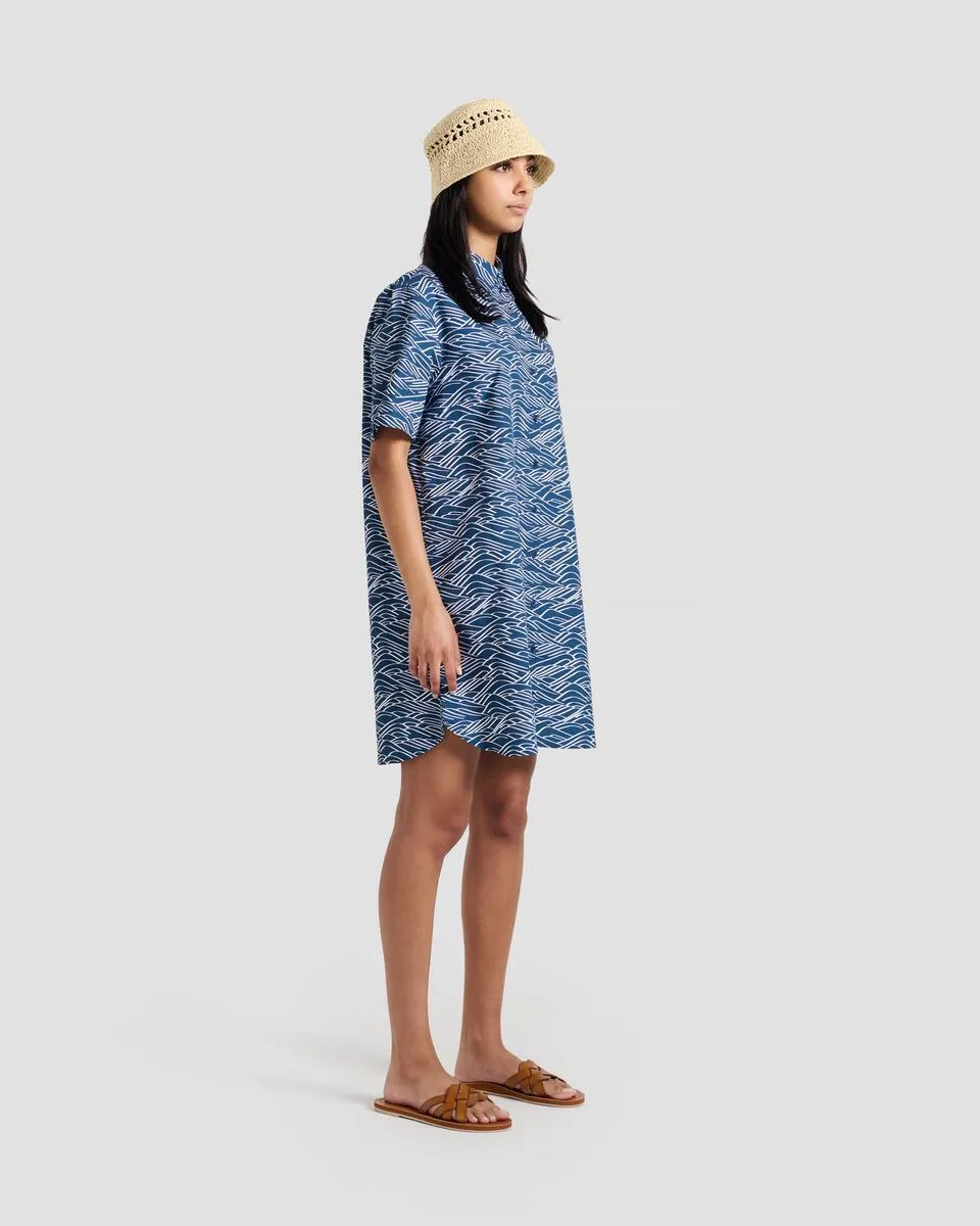 Big Waves Printed Dress