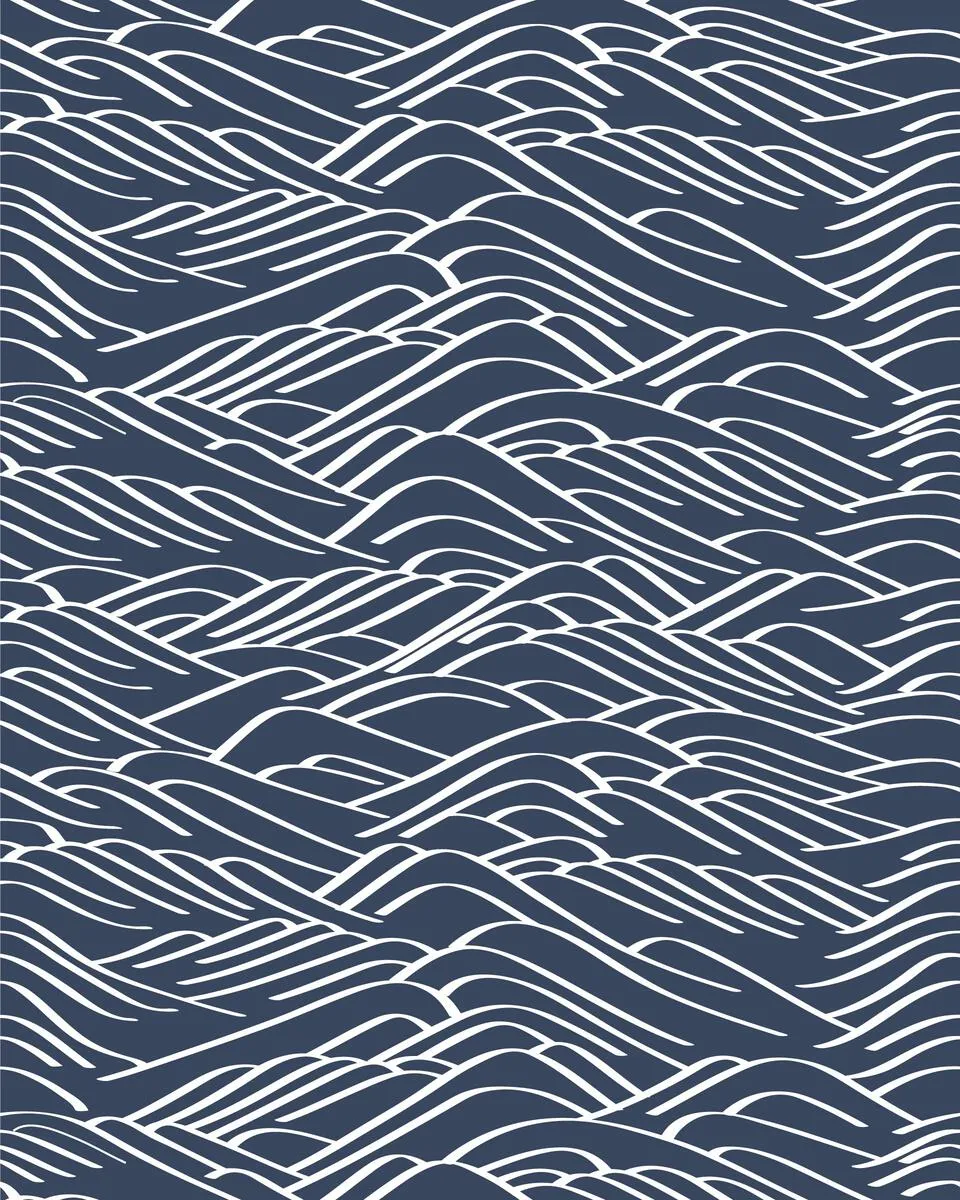 Big Waves Printed Dress