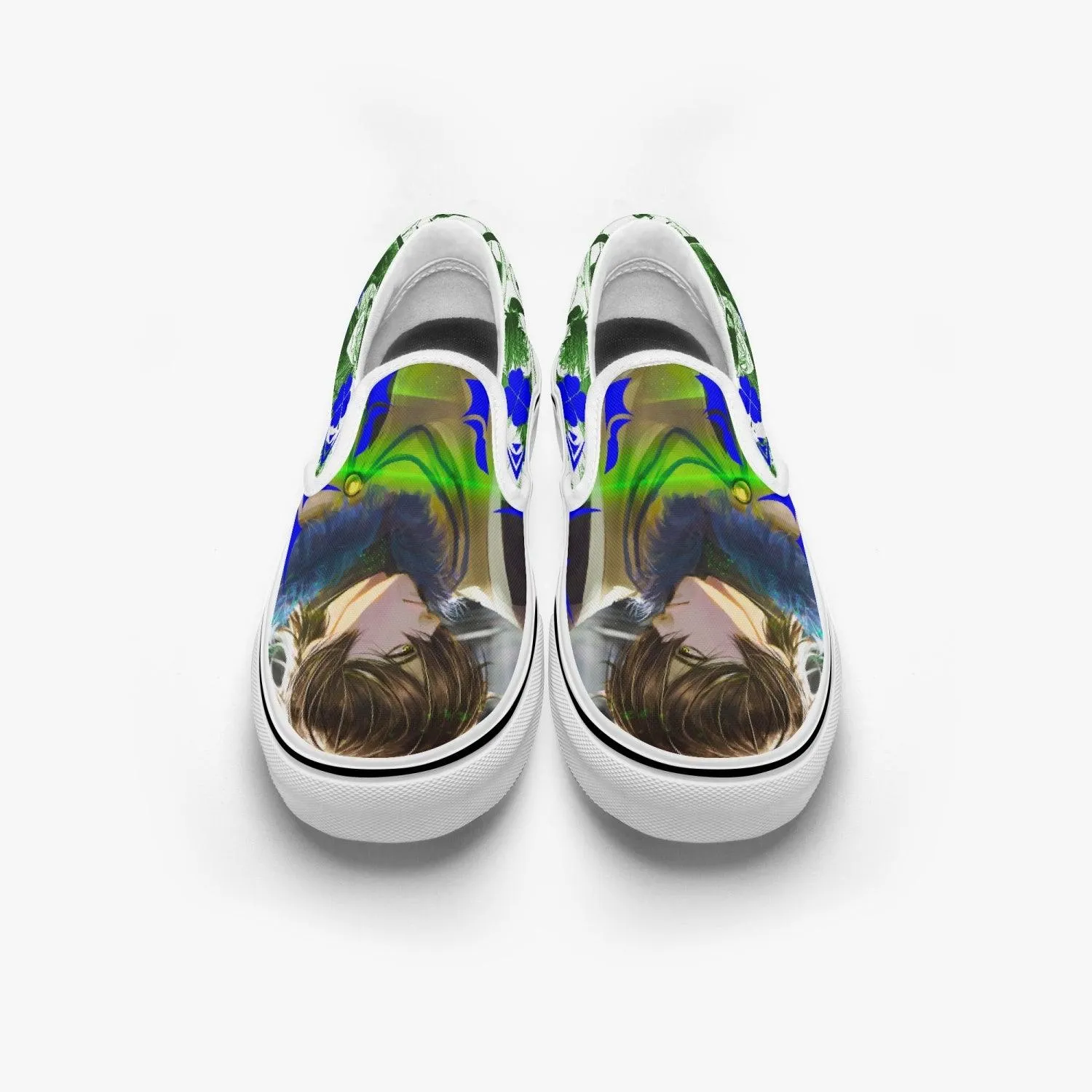 Black Clover Yuno Slip Ons Anime Shoes