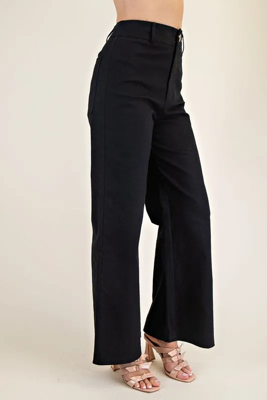 Black high waist pants