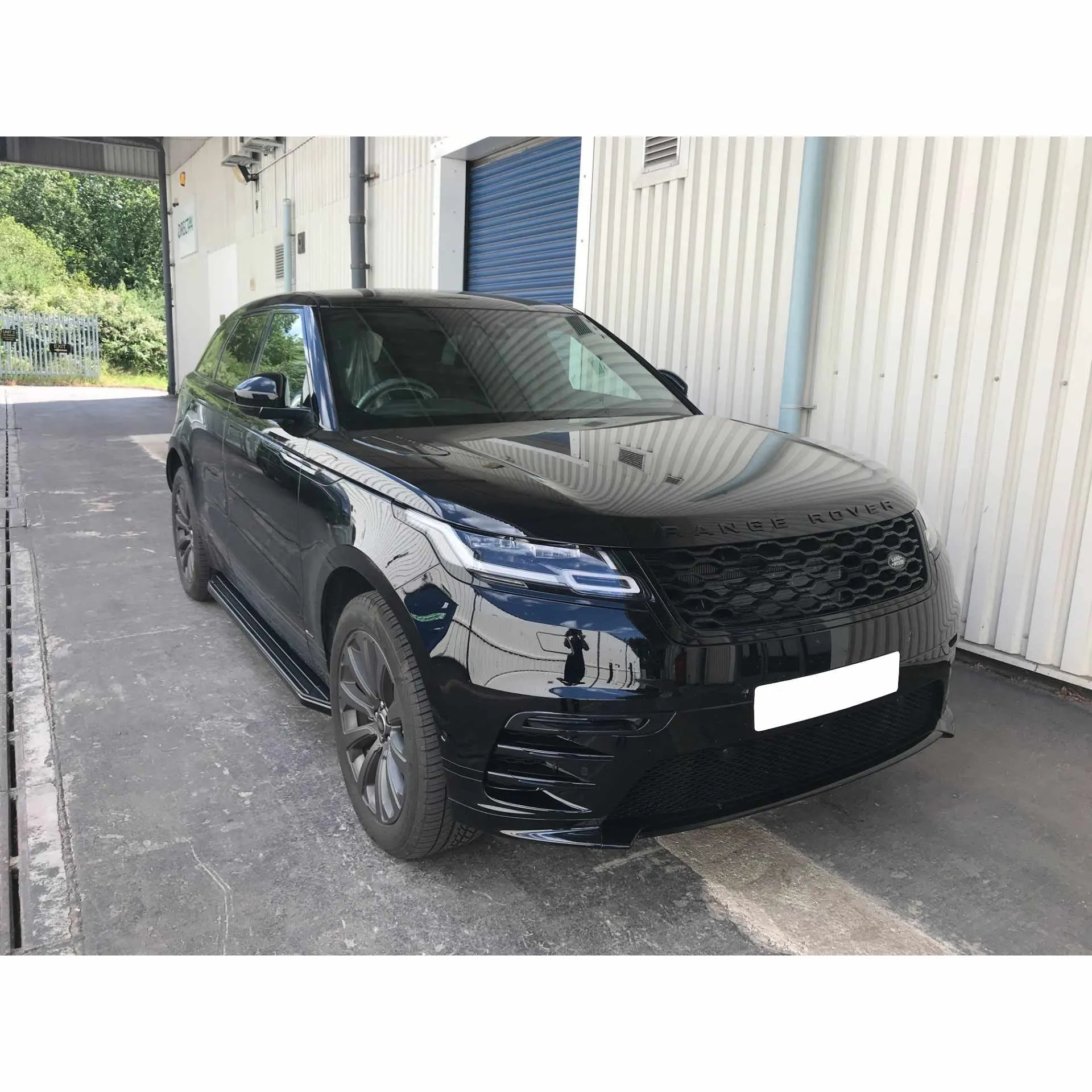 Black Raptor Side Steps Running Boards for Range Rover Velar 2017 