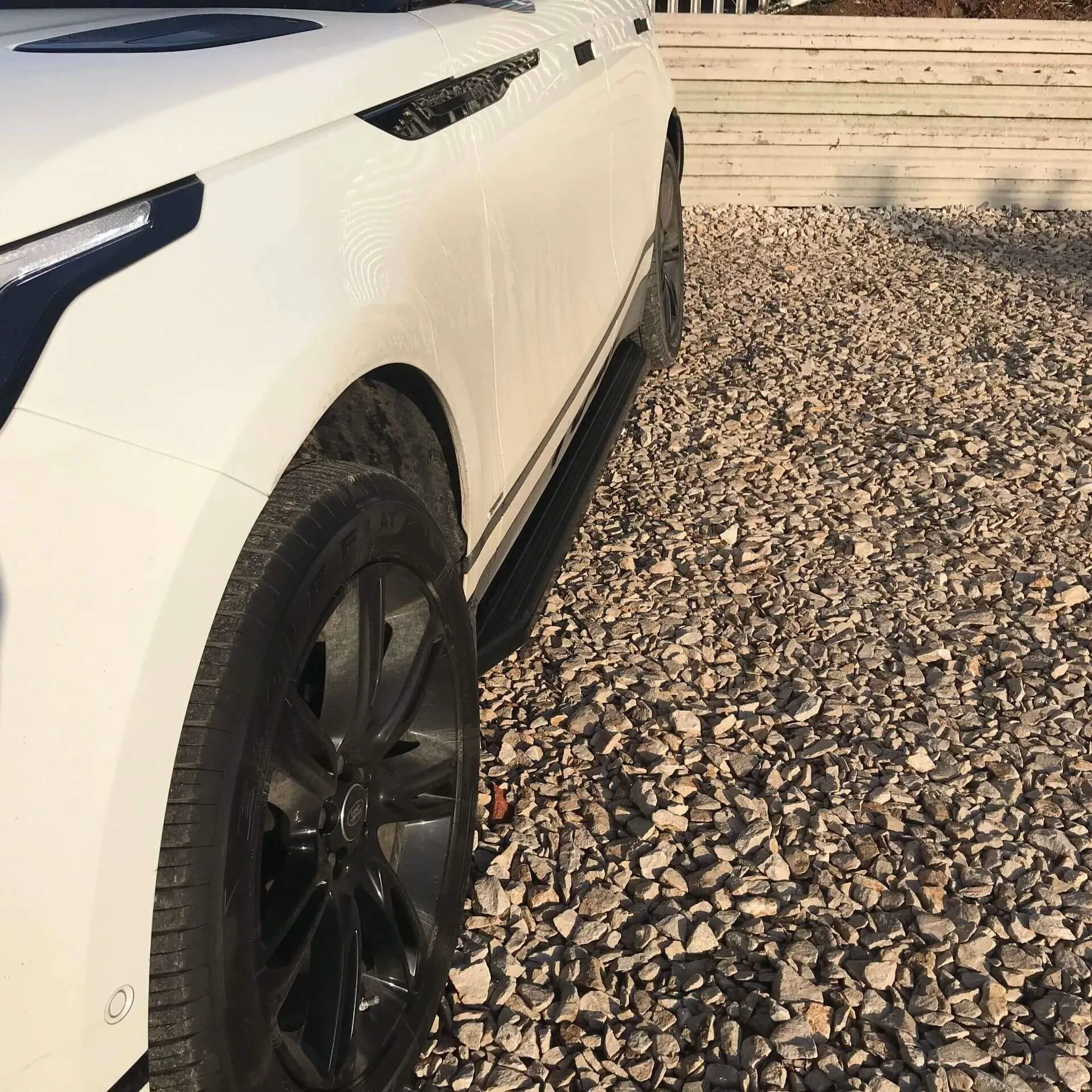 Black Raptor Side Steps Running Boards for Range Rover Velar 2017 