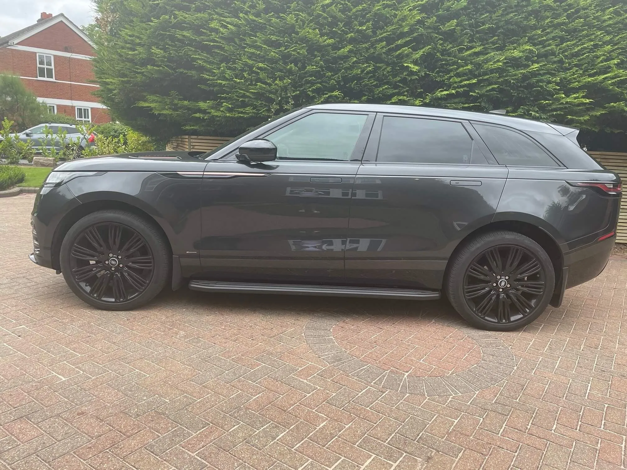 Black Raptor Side Steps Running Boards for Range Rover Velar 2017 