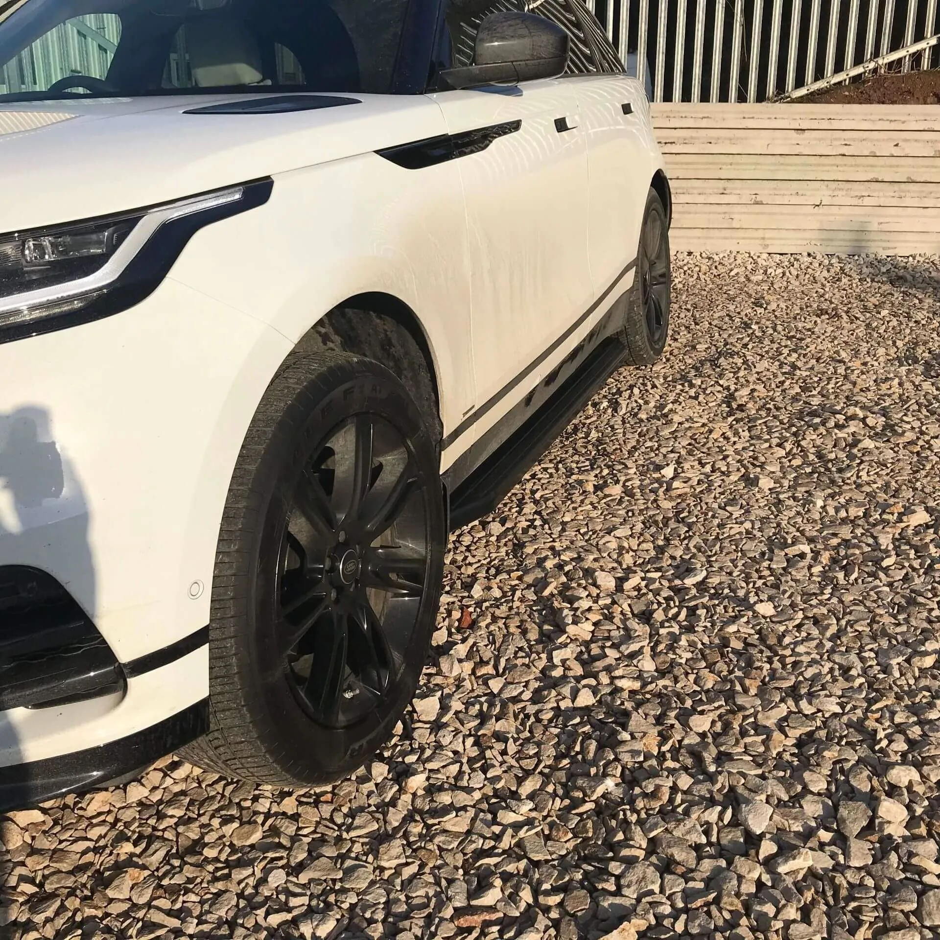 Black Raptor Side Steps Running Boards for Range Rover Velar 2017 