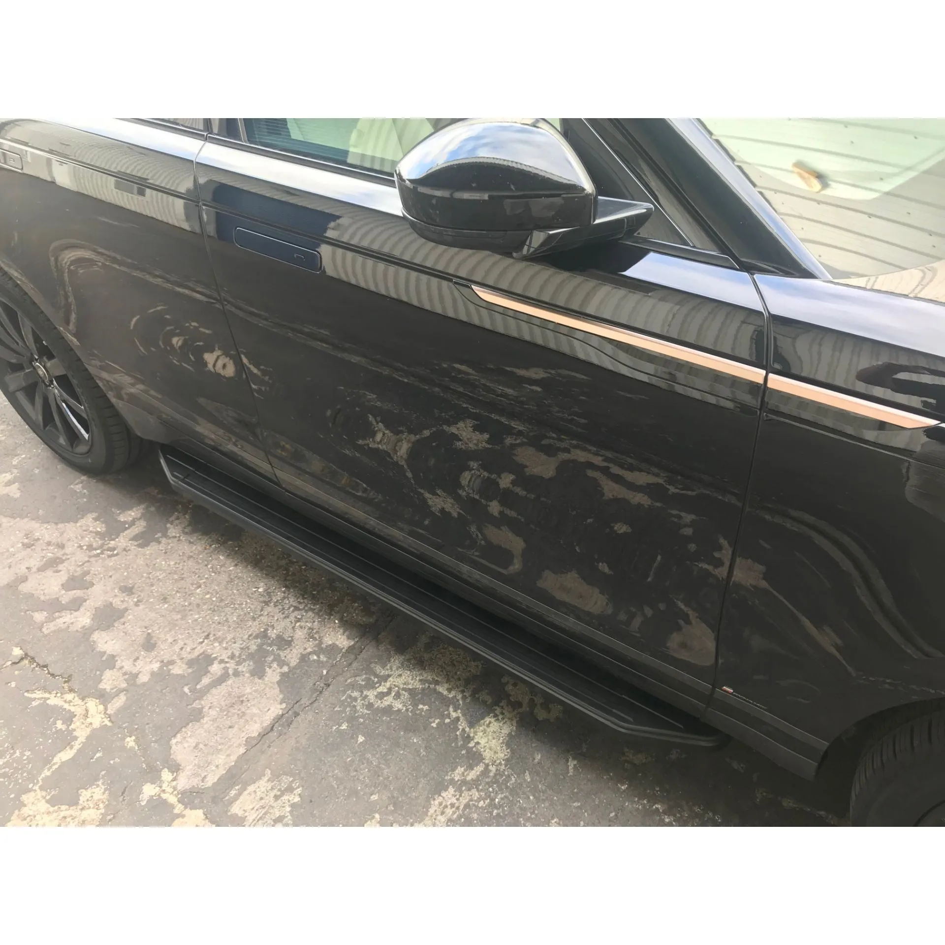 Black Raptor Side Steps Running Boards for Range Rover Velar 2017 