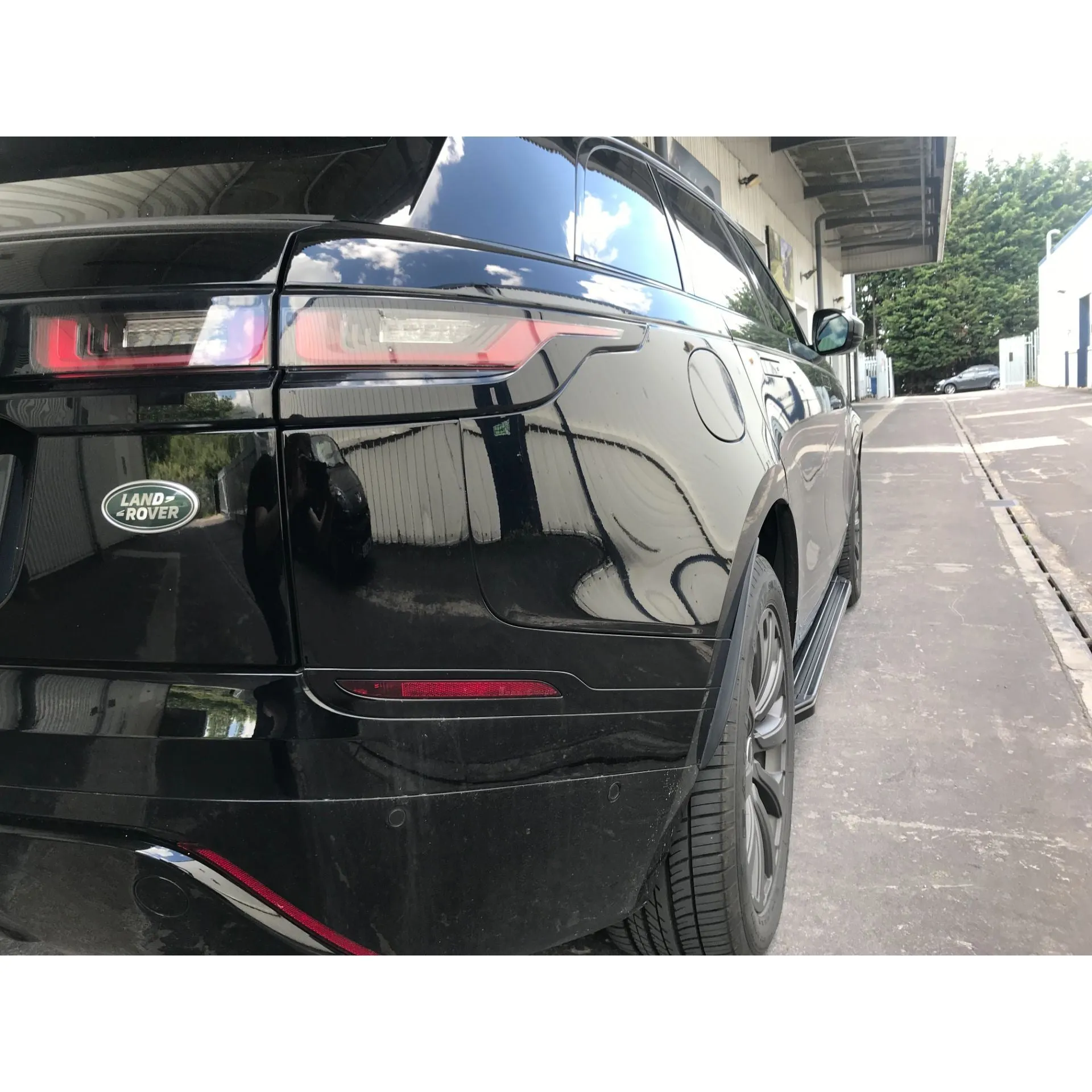 Black Raptor Side Steps Running Boards for Range Rover Velar 2017 