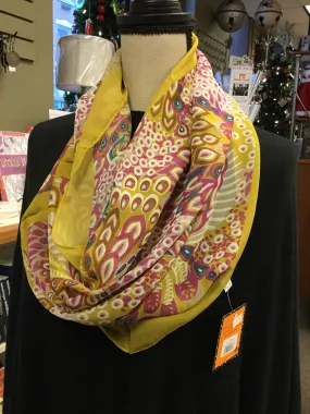 BUTTERFLY IN REPOSE INFINITY SCARF -LILAC. By Mountain Mama