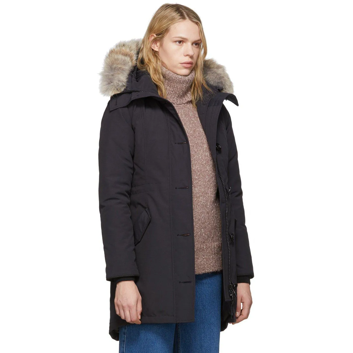 Canada Goose Navy Down Rossclair Parka