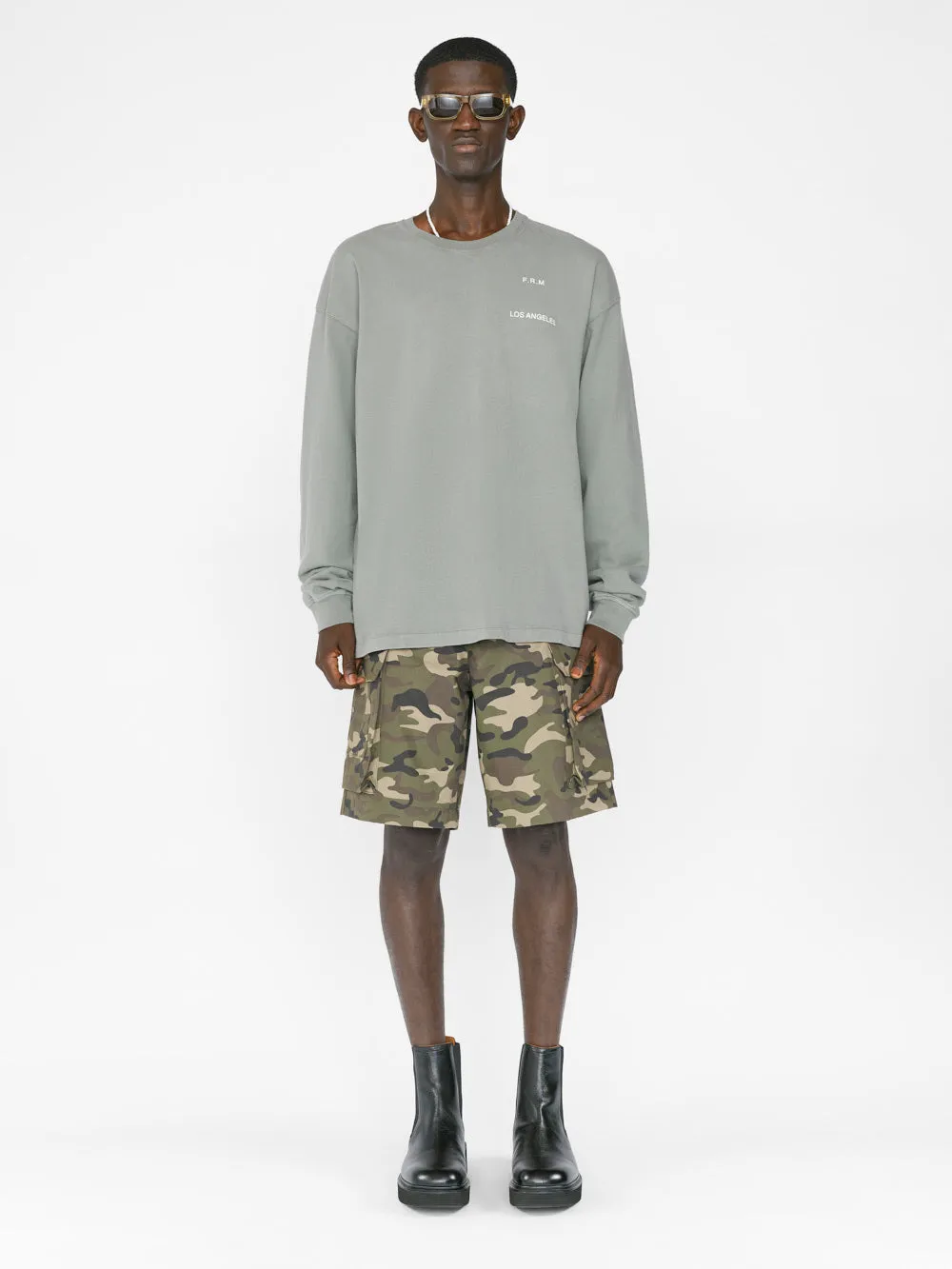 Cargo Shorts -- Camo/Noir