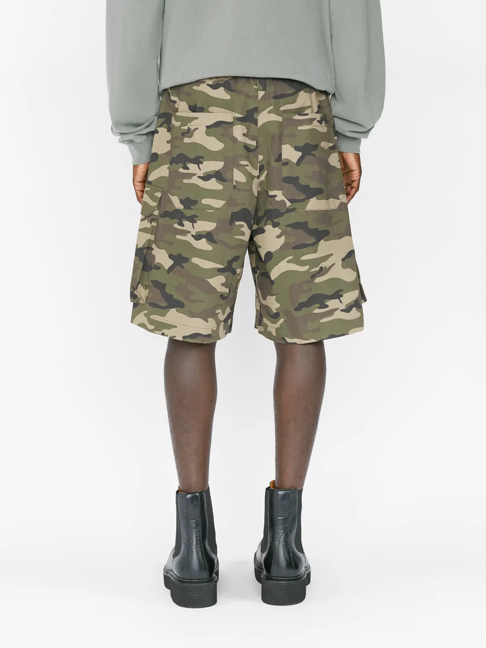 Cargo Shorts -- Camo/Noir