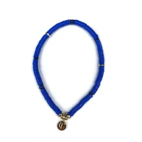 Caryn Lawn - Skinny Disc Bracelet in Navy