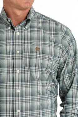 CINCH PLAID BUTTON DOWN WESTERN SHIRT