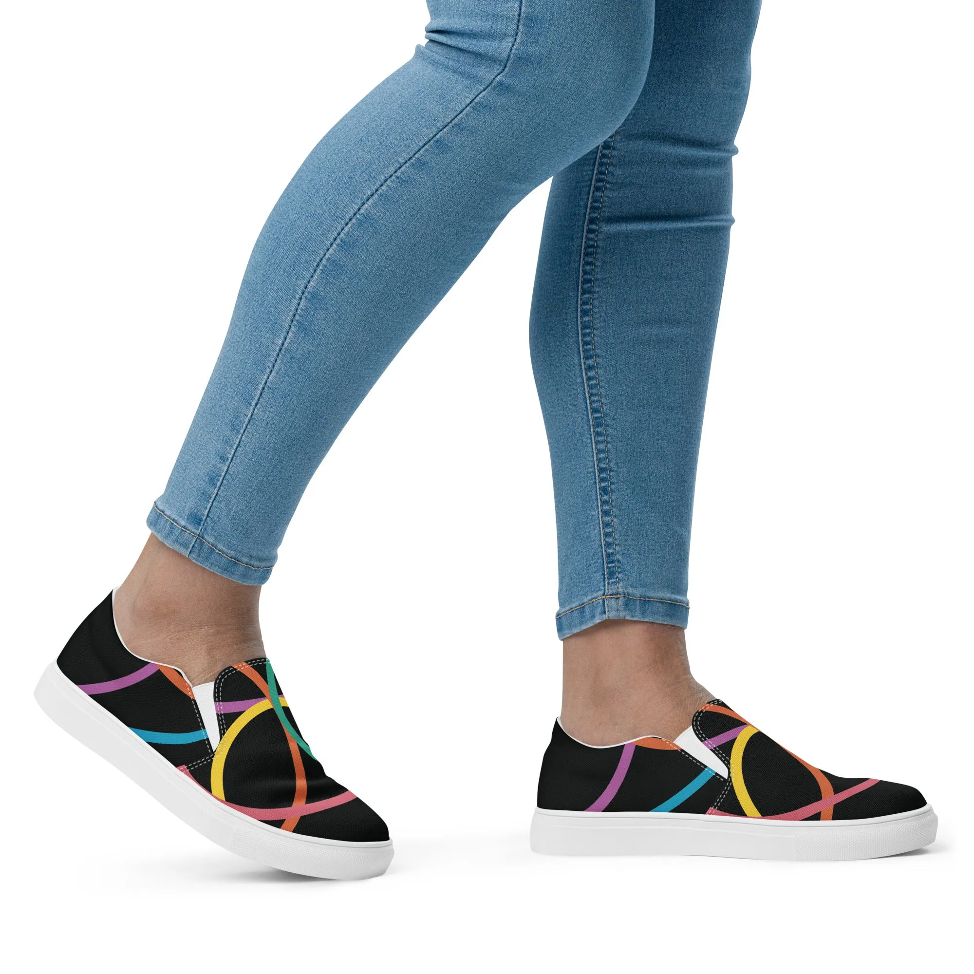 CONNECTED Women’s Slip-On Canvas Shoes