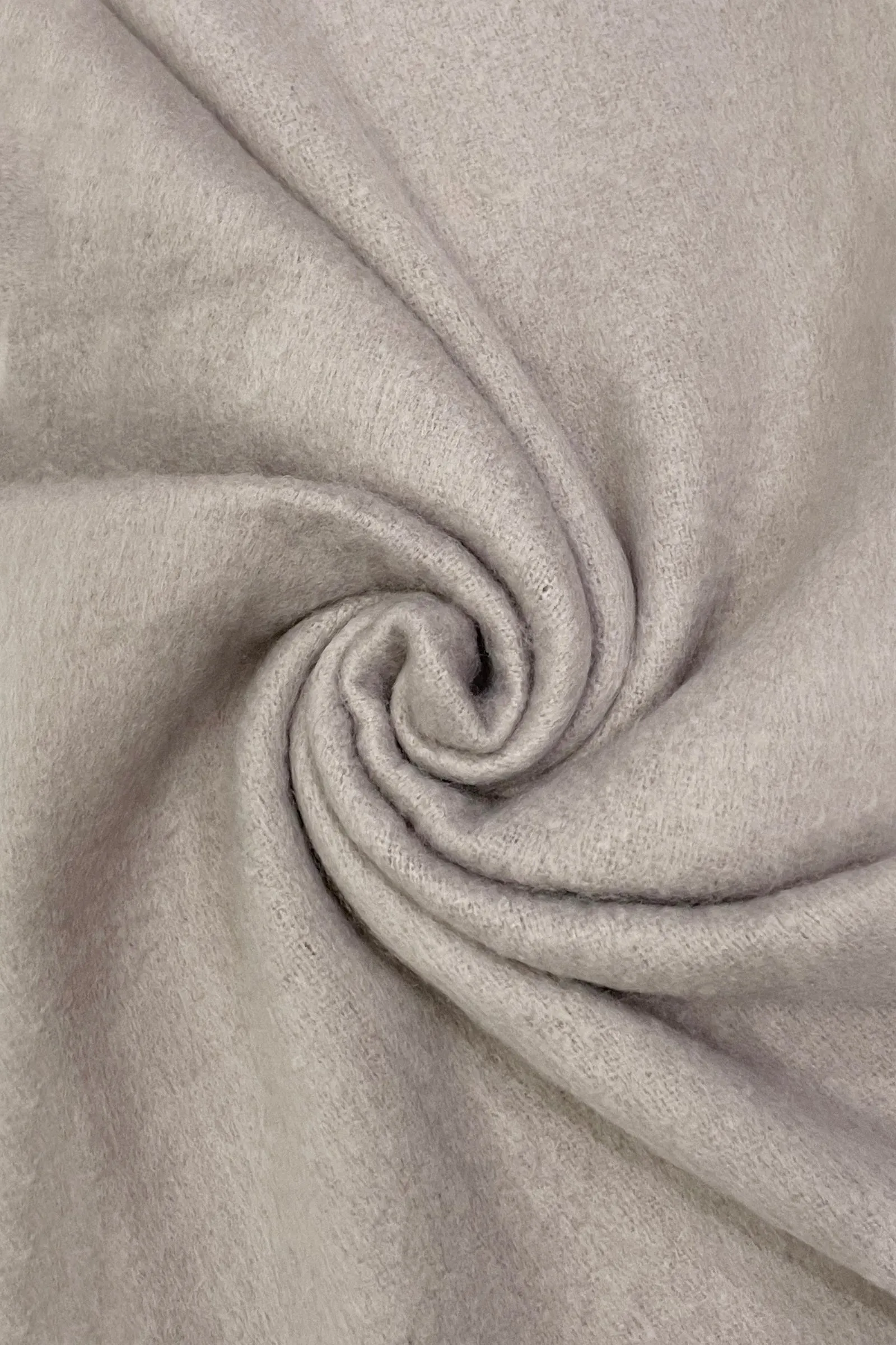 Cosy Plain Blanket Tassel Scarf