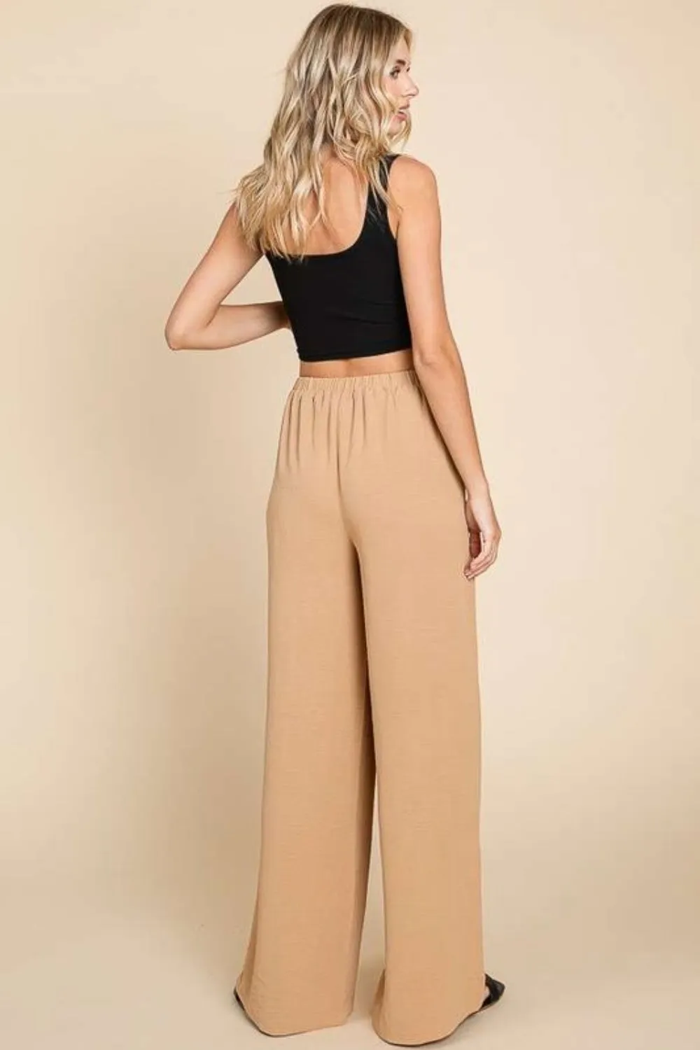 Culture Code High Waist Wide Leg Cargo Pants