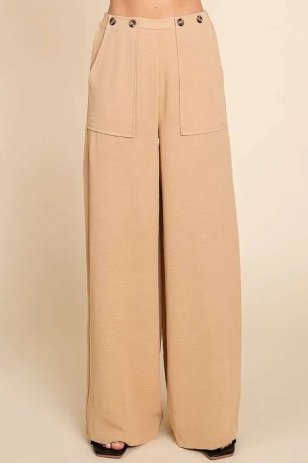 Culture Code High Waist Wide Leg Cargo Pants
