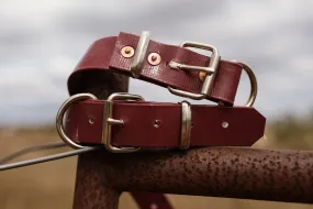 Dog Collar PVC 32mm x 70cm - Maroon
