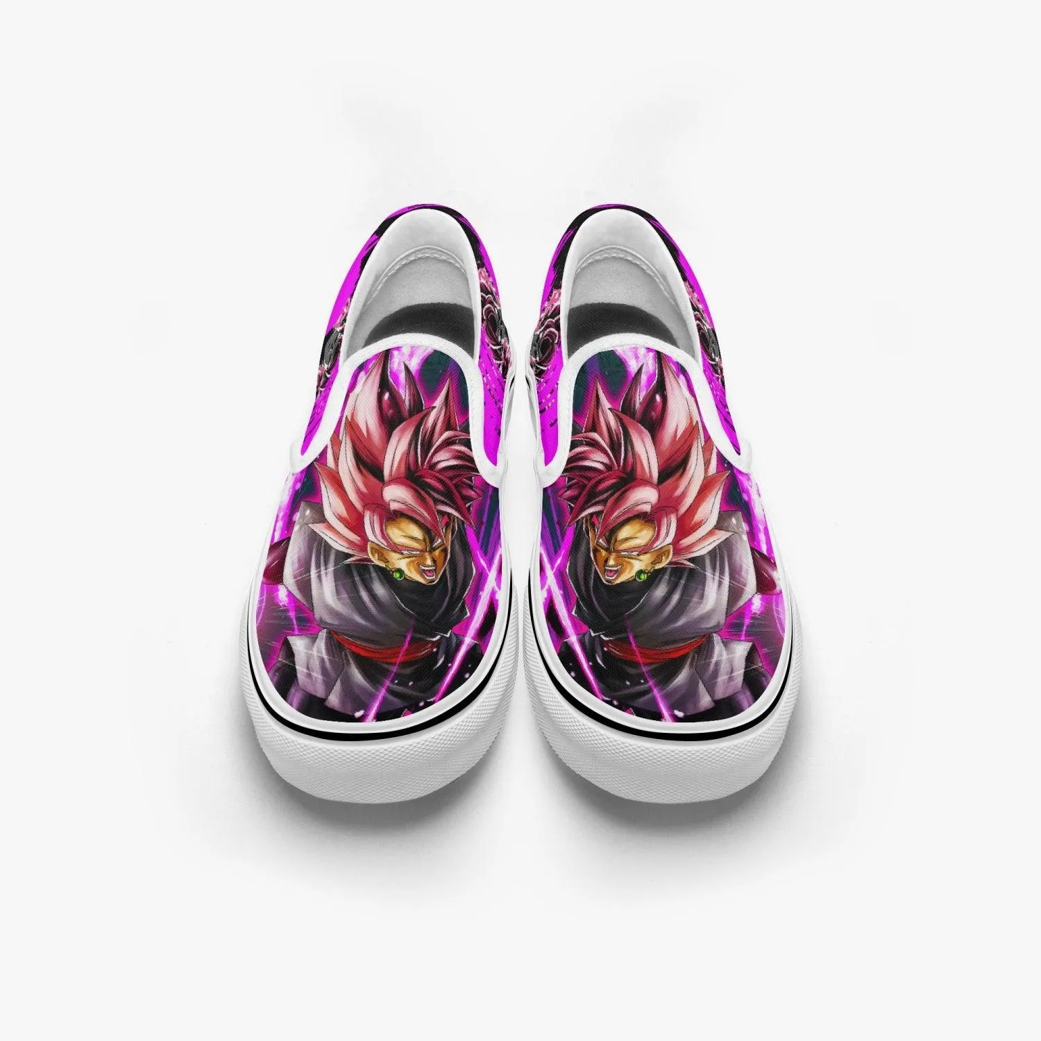 Dragonball Z Goku Black Power Slip Ons Anime Shoes