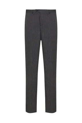 Dynamic Fit Side Pocket High Waist Charcoal Dress Pants