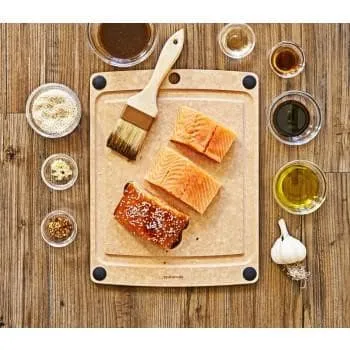 Epicurean All in One Board 14.5 x 11.25 (Natural/Black Feet)