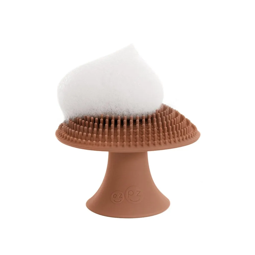 EzPz Silicone Mushroom Sponge - Sienna