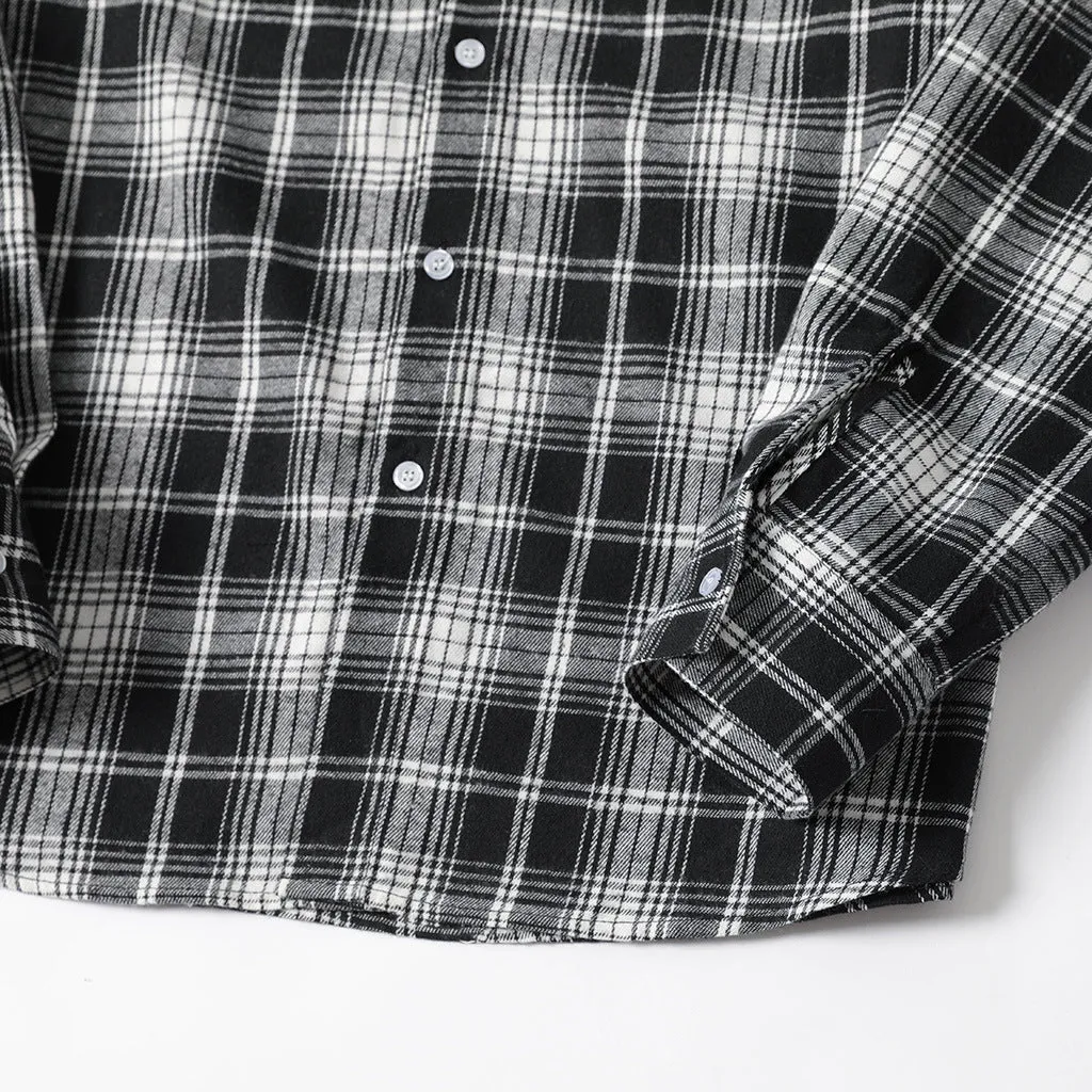 Family Matching Outfit Belted Long Sleeve Shirt Dress and Shirts Sets