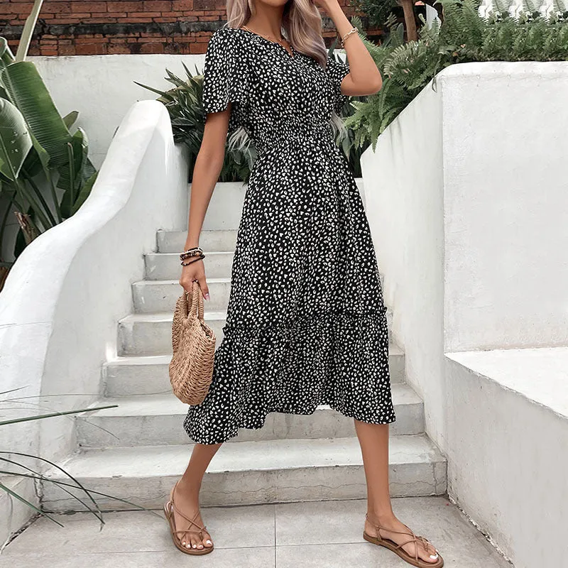 Fashion Special Women's Clothing Slim Print Dress