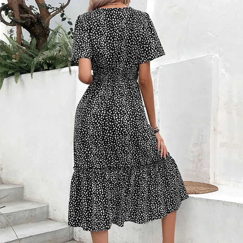 Fashion Special Women's Clothing Slim Print Dress