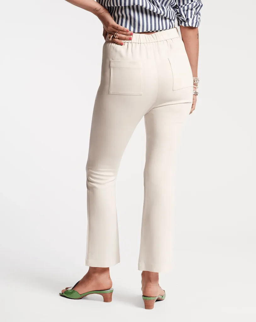 Frances Valentine Quincy Pant White