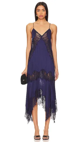 Free People x REVOLVE Sunsetter Maxi Slip in Navy