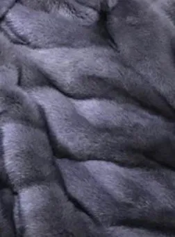 Genuine Mink Fur Stand Collar Jacket