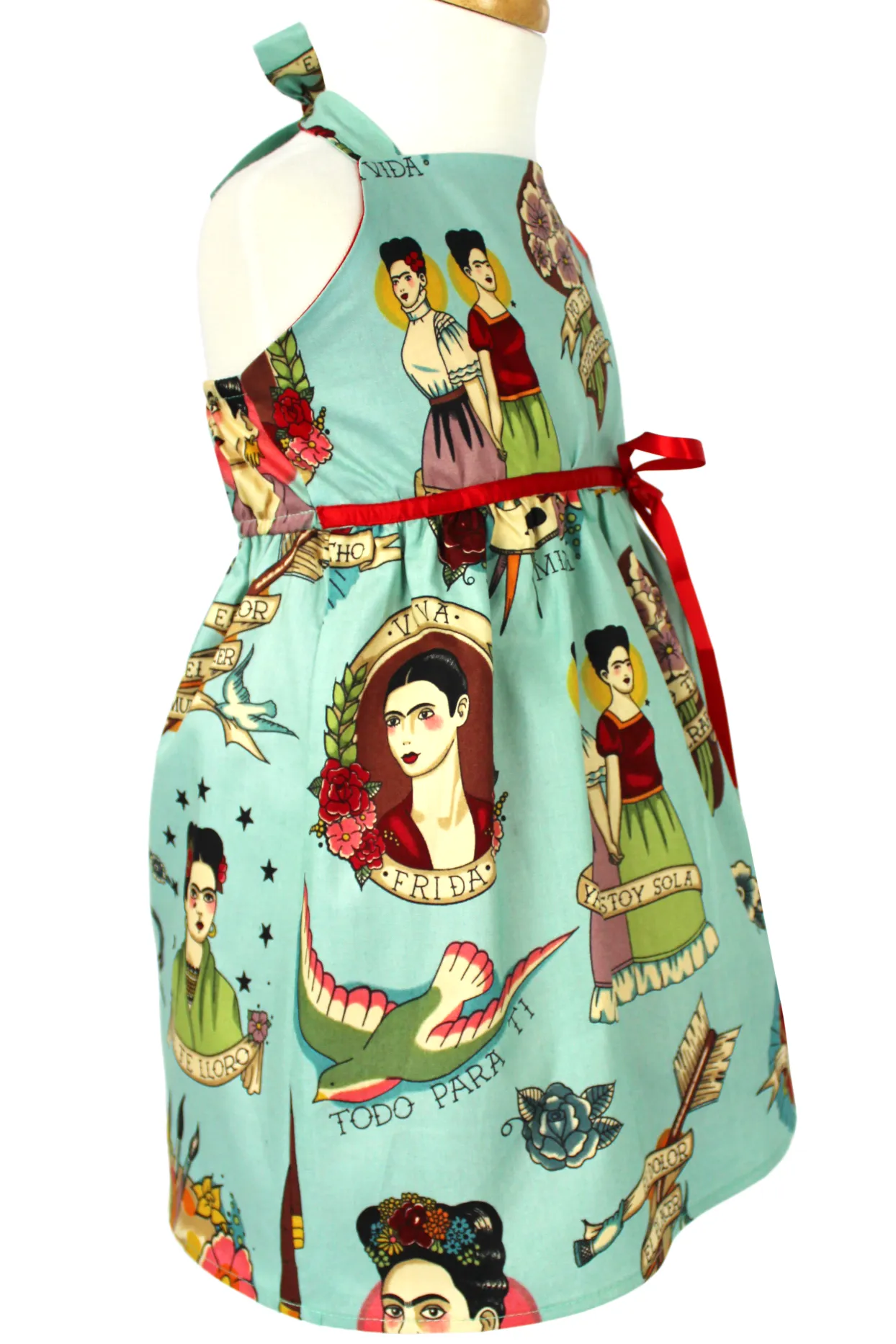Girl's Frida Dress In Teal